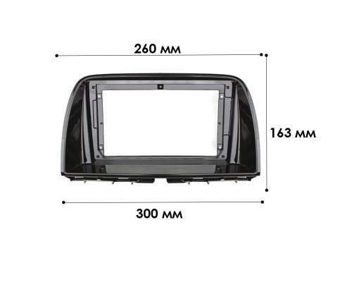 Переходная рамка Mazda CX-5 2012-2016 (7341) 9" Black
