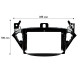 Переходная рамка Opel Adam 2013-2019 Corsa E 2015-2019 (7820) 9"