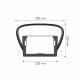 Переходная рамка Peugeot 607 2004-2010 (7719) 9"