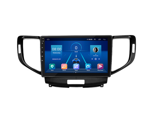 Штатная магнитола Lesko для Acura TSX II 2008-2014 экран 9" 2/32Gb 4G Wi-Fi GPS Top
