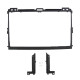 Переходная рамка Toyota Land Cruiser Prado (120) 2002-2009 Lexus GX 470 2002-2009 (6658) 9" Black