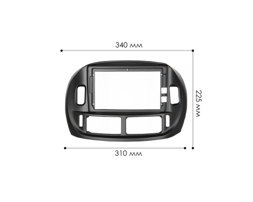 Переходная рамка Toyota Previa Estima 2000-2006 (6332) 9"