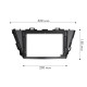 Переходная рамка Toyota Prius V 2012-2017 right wheel (6902) 9"