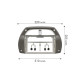 Переходная рамка Toyota RAV4 2000-2003 (7029) 9"