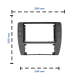 Переходная рамка Volkswagen Passat B5 1996-2005 (7445) 9"