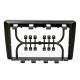 Переходная рамка Volkswagen Passat B5 1996-2005 (7492) 9"
