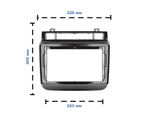 Переходная рамка Volkswagen Touareg 2010-2018 (7443) 9"