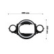 Штатный комплект переходная рамка BMW Mini 2007-2015 (1234-320) 9" + адаптер питания