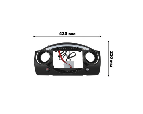 Штатный комплект переходная рамка BMW Mini Hatch R50 2000-2006 + адаптер питания (1234-FST) 9"