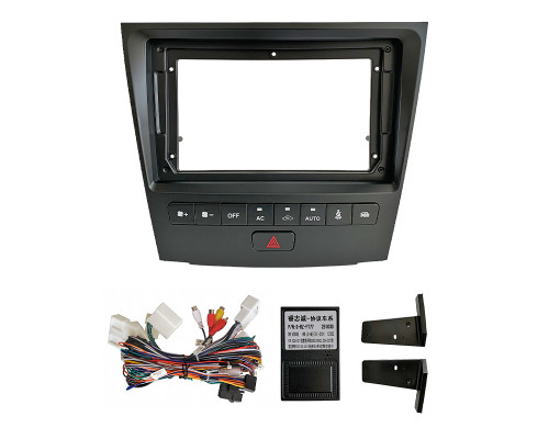 Переходной штатный комплект с проводкой Lexus GS300 S190 GS350 GS400 GS430 GS450h GS460 2004-2011 (1234-282) 9" + canbus