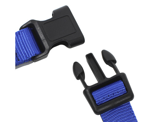 Ошейник двухслойный для собак Taotaopets 181-2019 L Blue