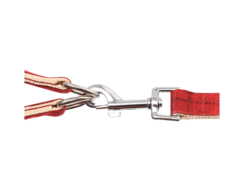 Шлея для собак с поводком Pipitao 165510 Cage Red 1.5*120 cm