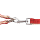 Шлея для собак с поводком Pipitao 165510 Cage Red 2*120 cm