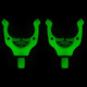Держатель TOPLY-2024 для удочки Fluorescent Green