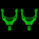 Держатель TOPLY-2024 для удочки Fluorescent Green