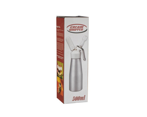 Сифон для взбивания сливок Ecocoffeetools NP500 нержавеющая сталь кремер 500 мл Silver