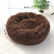 Лежак пуфик для котов собак круглый 552201 L Brown