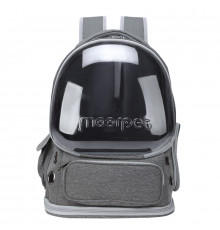 Рюкзак-переноска для кошек Taotaopets 251103 Panoramic с прозрачным окном Gray